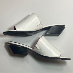 Calvin Klein White Sandals Size 9.5